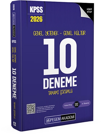 Resim 2026 KPSS Genel Yetenek Genel Kültür Tamamı Çözümlü 10 Deneme
