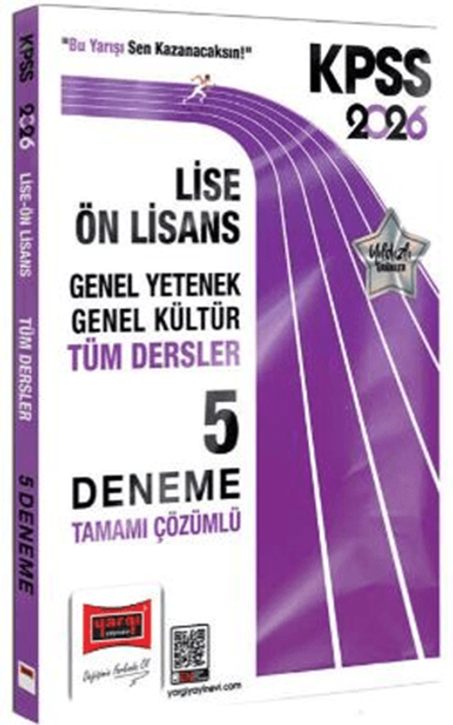 resm 2026 KPSS GK-GY Lise Ön Lisans Tüm Dersler Tamamı Çözümlü 5 Deneme