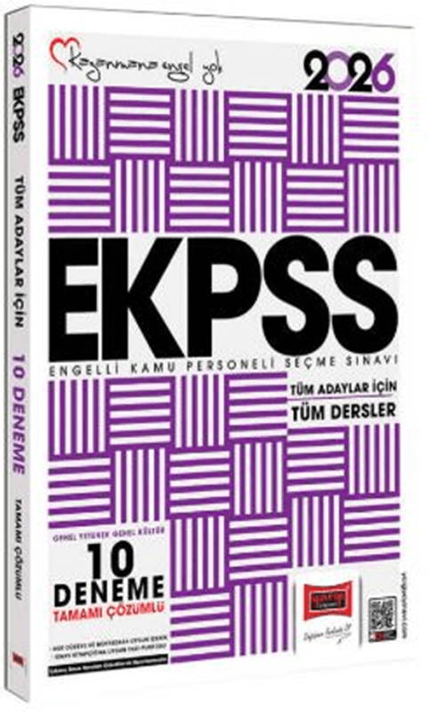 resm 2026 Tüm Adaylar İçin EKPSS GK-GY Tüm Dersler Tamamı Çözümlü 10 Deneme