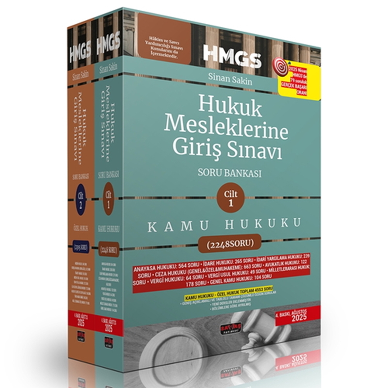 resm HMGS Hukuk Mesleklerine Giriş Sınavı Soru Bankası Savaş Yayınları Ağustos 2025
