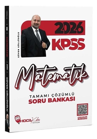 Resim Hoca Kafası 2026 KPSS Matematik Soru Bankası Çözümlü - Güven Göllüoğlu Hoca Kafası Yayınları