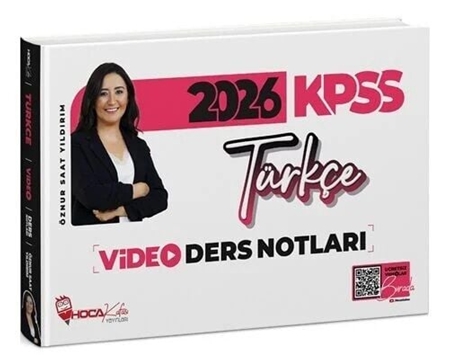 Resim Hoca Kafası 2026 KPSS Türkçe Video Ders Notları - Öznur Saat Yıldırım Hoca Kafası Yayınları