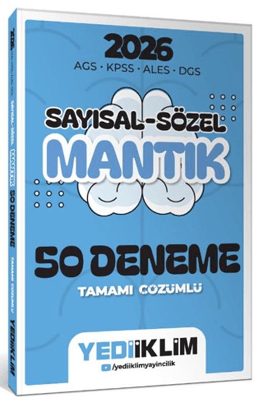 resm 2026 AGS KPSS ALES DGS Sayısal Sözel Mantık Tamamı Çözümlü 50 Deneme