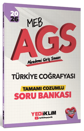 Resim 2026 MEB AGS Türkiye Coğrafyası Tamamı Çözümlü Soru Bankası