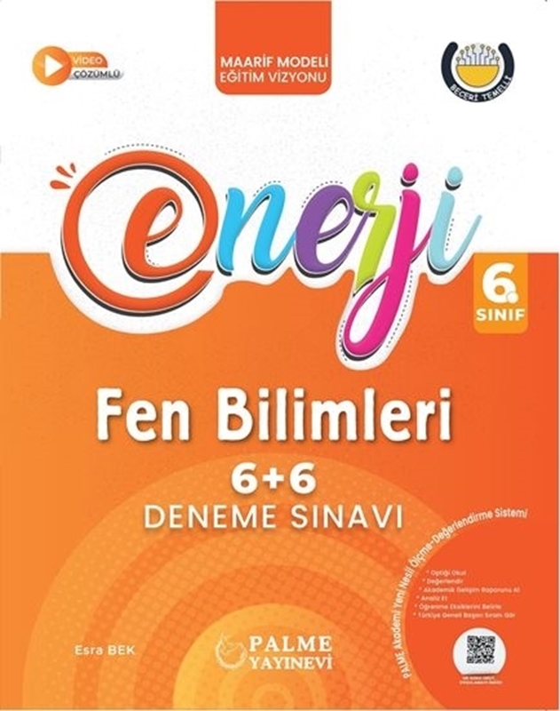 resm Palme 6.Sınıf Enerji 6+6 Fen Bilimleri  Deneme Sınavı