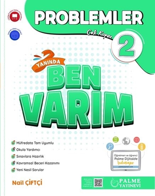 resm PALME 2.SINIF YANINDA BEN VARIM PROBLEMLER SORU KİTABI *YENİ*