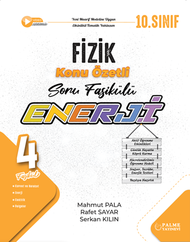 resm 10. Sınıf Fizik Enerji Konu Özetli Soru Fasikülleri