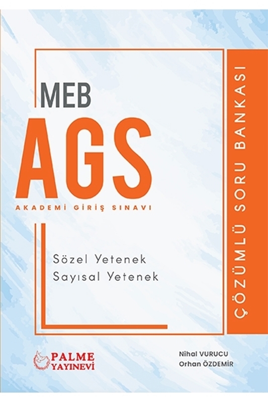 resm Palme MEB AGS Sözel Sayısal Yetenek Çözümlü Soru Bankası