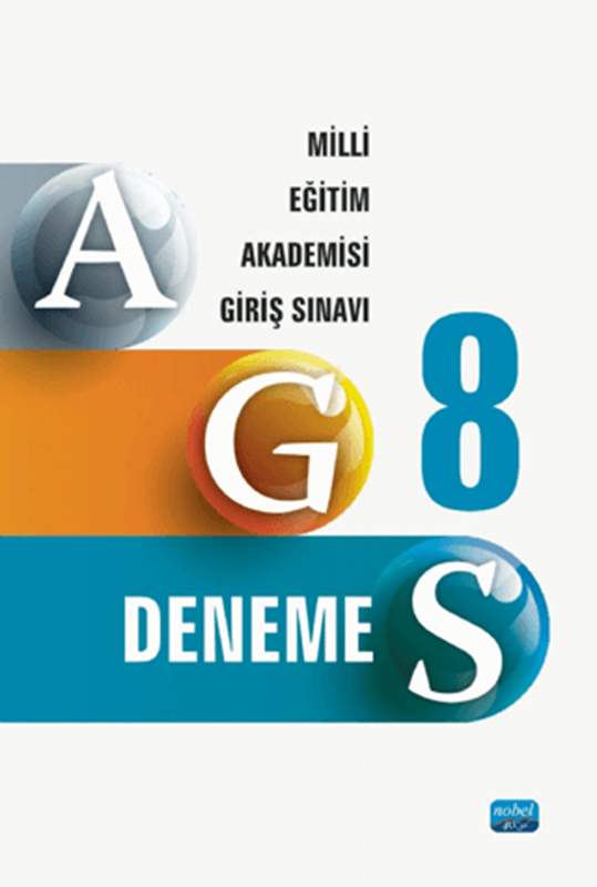 resm AGS 8 Deneme - Milli Eğitim Akademisi Giriş Sınavı Kitabı