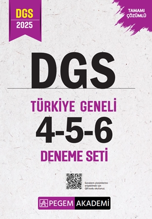 Resim 2025 Dgs Tamamı Çözümlü Türkiye Geneli 4-5-6 (3'lü Deneme Seti)