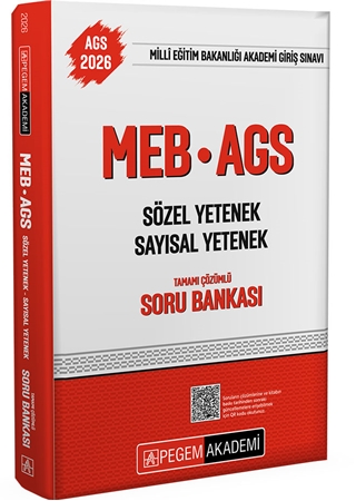 Resim 2026 MEB AGS Soru Bankası Tamamı Çözümlü Sözel Yetenek Sayısal Yetenek