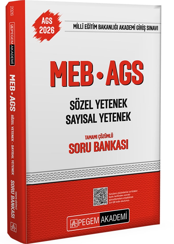 resm 2026 MEB AGS Soru Bankası Tamamı Çözümlü Sözel Yetenek Sayısal Yetenek