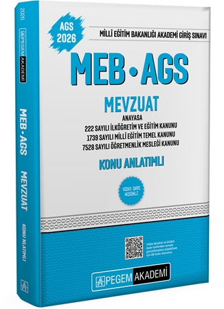 Resim 2026 MEB AGS Konu Anlatımlı Mevzuat