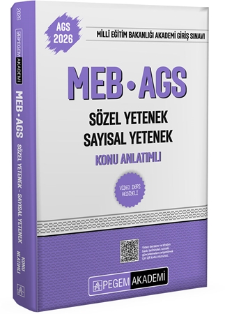 Resim 2026 MEB AGS Konu Anlatımlı Sözel Yetenek Sayısal Yetenek