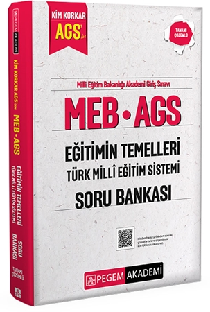 Resim MEB AGS Kim Korkar Eğitimin Temelleri Türk Milli Eğitim Sistemi Soru Bankası Tamamı Çözümlü