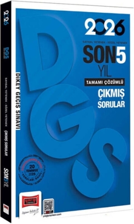 Resim Yargı Yayınları 2026 DGS Sayısal-Sözel Yetenek Son 5 Yıl Çıkmış Sorular