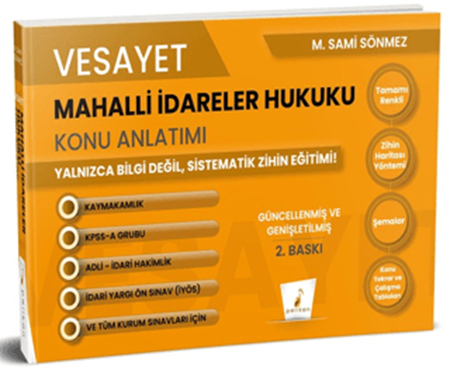 Resim Vesayet Mahalli İdareler Hukuku Konu Anlatımı