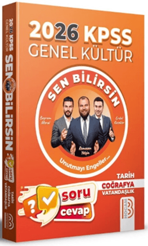 resm 2026 KPSS Genel Kültür Sen Bilirsin Tarih-Coğrafya-Vatandaşlık Soru Cevap Kitabı