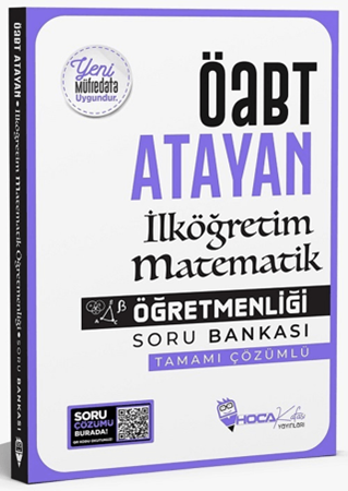 Resim ÖABT İlköğretim Matematik Öğretmenliği Atayan Soru Bankası Çözümlü