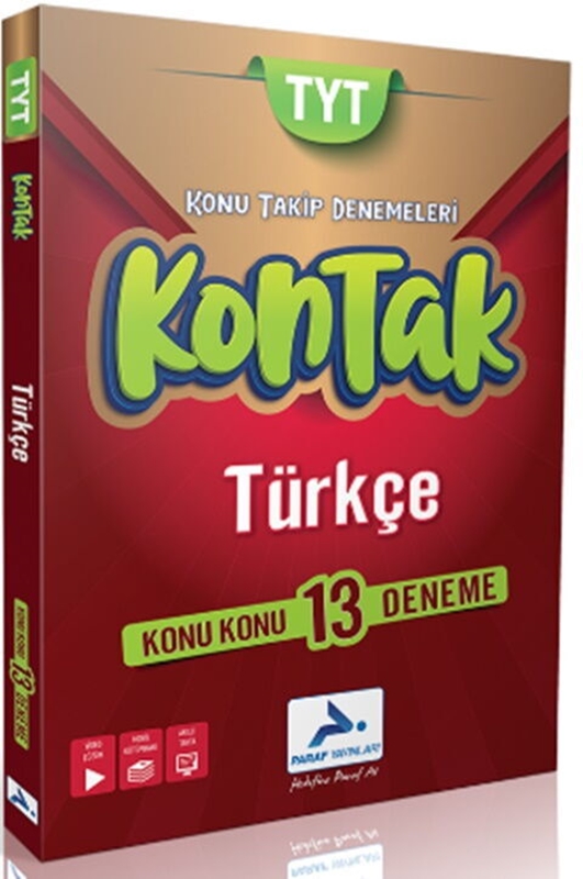 resm Paraf Yayınları TYT Türkçe Kontak Konu Takip Denemeleri