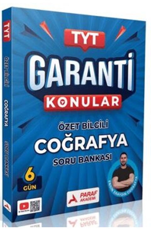 resm Paraf Yayınları TYT Coğrafya Garanti Konular Video Soru Bankası