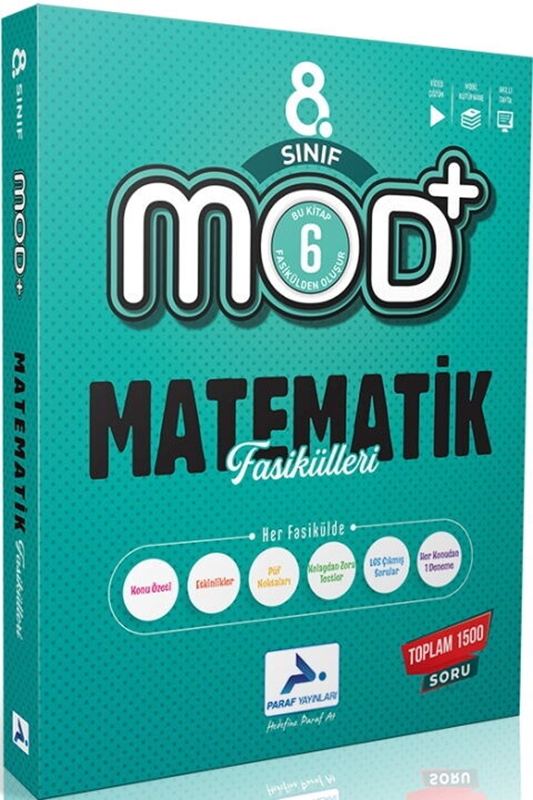resm Paraf Yayınları 8. Sınıf Matematik MOD Fasikülleri