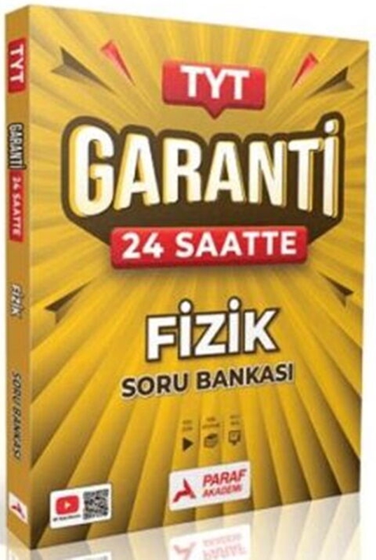 resm Paraf Yayınları TYT Fizik 24 Saatte Garanti Soru Bankası