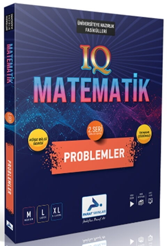 resm Paraf Yayınları IQ Matematik 2. Seri Problemler Soru Kütüphanesi