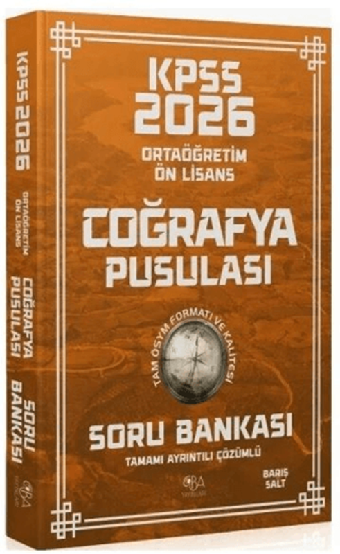 resm 2026 KPSS Lise Ortaöğretim Ön Lisans Coğrafya Pusulası Soru Bankası Çözümlü