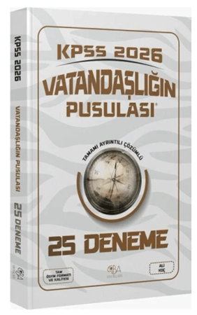 Resim 2026 KPSS Vatandaşlık Vatandaşlığın Pusulası 25 Deneme Çözümlü