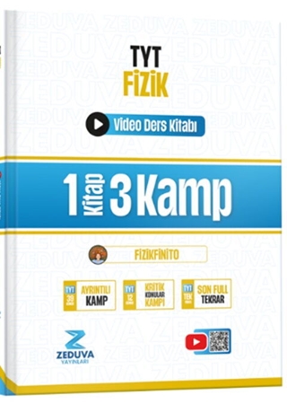 Resim  Zeduva  Yayınları Tyt Fizik Fizikfinito Fizik 1 Kitap 3 Kamp Video Ders Kitabı 