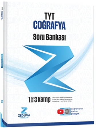 Resim  Zeduva  Yayınları Tyt Coğrafya 1 Kitap 3 Kamp Soru Bankası 