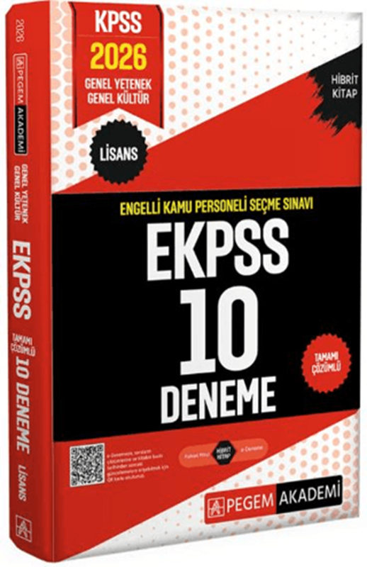 resm 2026 E-KPSS Engelli Kamu Personeli Seçme Sınavı Tamamı Çözümlü 10 Deneme (Lisans)