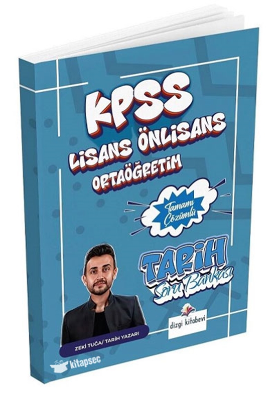 resm Dizgi Kitap 2026 KPSS Tarih Tamamı Çözümlü Soru Bankası 

