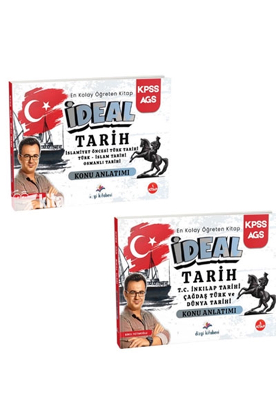 resm 2026 KPSS MEB AGS İdeal Tarih Konu Anlatımı Birol Yetimoğlu 2 Cilt Dizgi Kitap