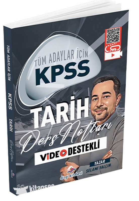 resm 2026 Tüm Adaylar İçin KPSS Tarih Video Destekli Ders Notları Dizgi Kitap