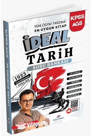 Resim 2026 KPSS MEB-AGS İdeal Tarih Soru Bankası Çözümlü - Birol Yetimoğlu Dizgi Kitap Yayınları
