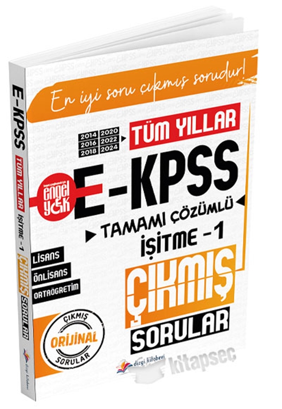 resm 2026 EKPSS İşitme-1 Çıkmış Sorular Tüm Yıllar Çözümlü Dizgi Kitap