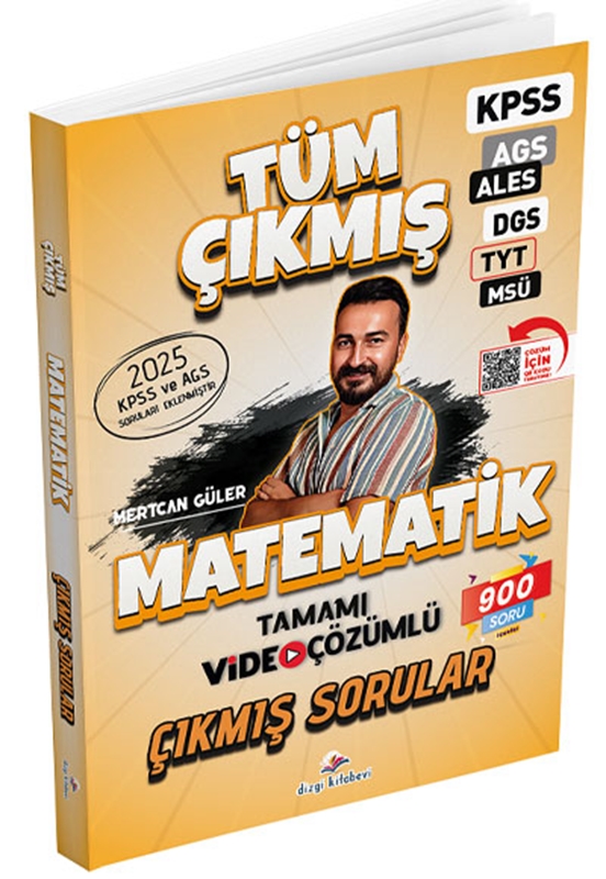 resm 2026 KPSS MEB-AGS ALES DGS TYT MSÜ Matematik Çıkmış Sorular Mertcan Güler Dizgi Kitap