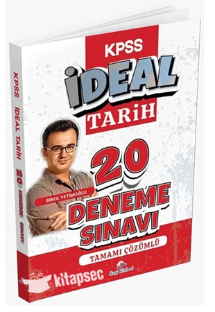 Resim 2026 KPSS İdeal Tarih 20 Deneme Çözümlü Birol Yetimoğlu Dizgi Kitap Yayınları