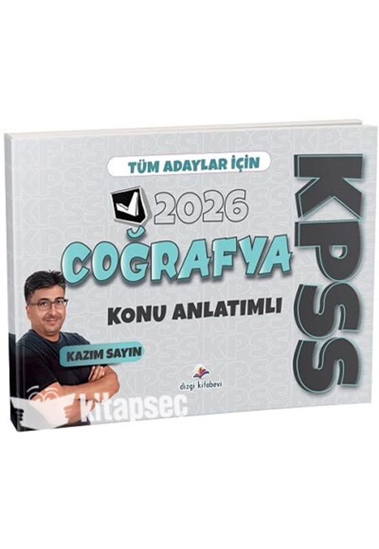 resm 2026 KPSS Coğrafya Konu Anlatımı Kazım Sayın Dizgi Kitap Yayınları