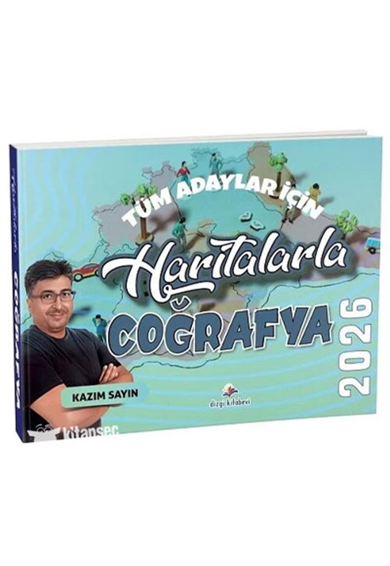 resm KPSS MEB-AGS Haritalarla Coğrafya Kazım Sayın Dizgi Kitap Yayınları