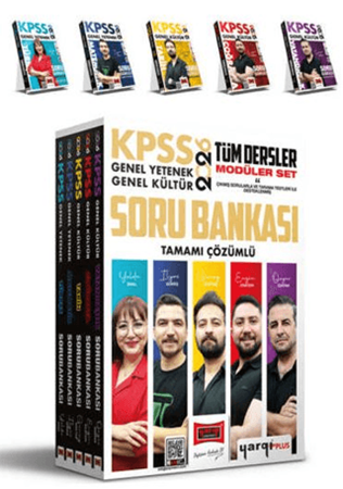 Resim 2026 KPSS Genel Yetenek Genel Kültür Tüm Dersler Tamamı Çözümlü Modüler Soru Bankası Seti (5 Kitap)