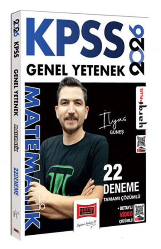 resm 2026 KPSS Genel Yetenek Tamamı Çözümlü Matematik 22 Deneme