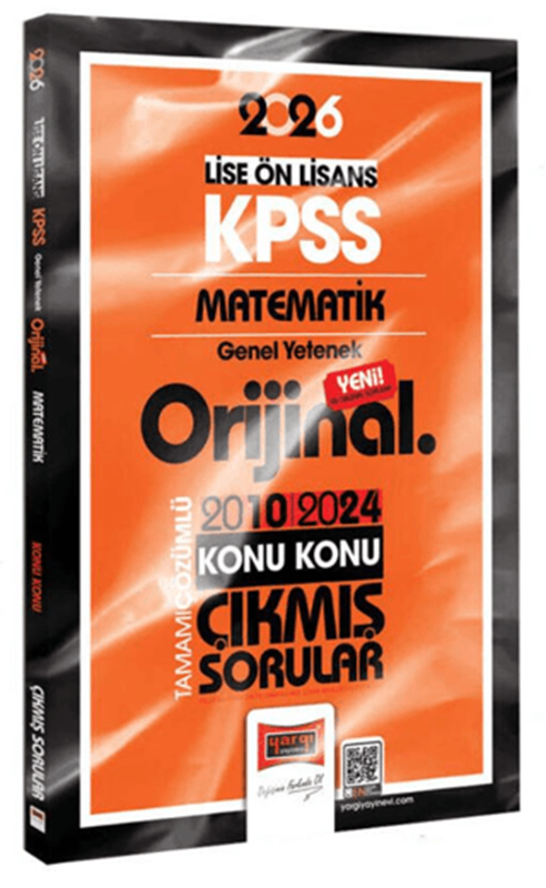 resm 2026 KPSS Lise-Önlisans Matematik Orijinal 2010-2024 Konu Konu Çıkmış Sorular