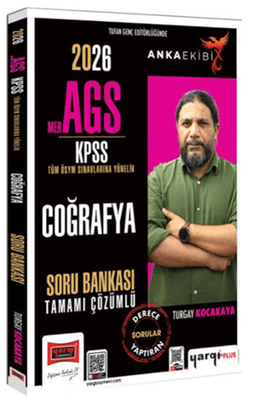 resm 2026 MEB-AGS KPSS Anka Ekibi Tamamı Çözümlü Coğrafya Soru Bankası