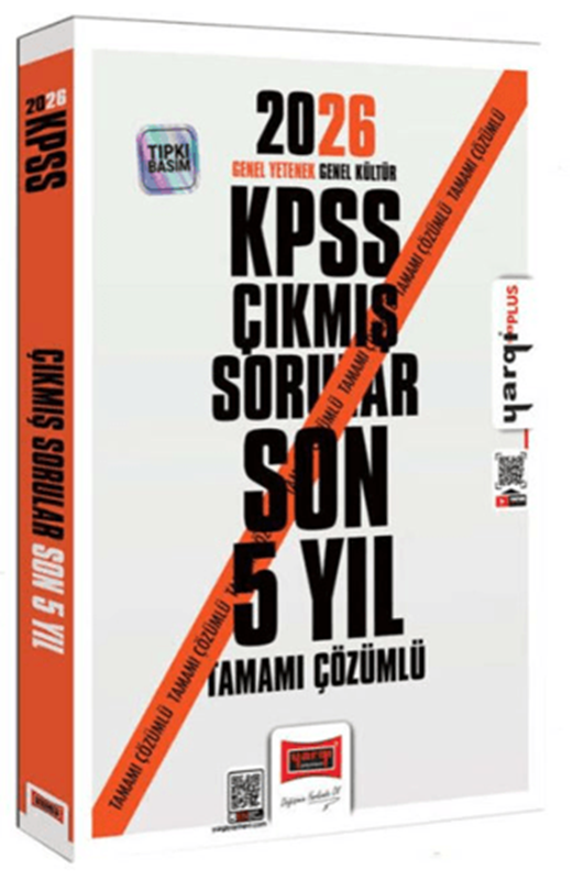 resm 2026 KPSS GK-GY Tüm Dersler Tamamı Çözümlü Son 5 Yıl Çıkmış Sorular