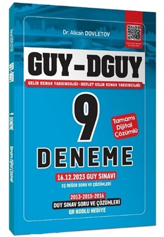 resm Guy Dguy Gelir Uzman Yardımcılığı 9 Deneme Çıkmış Sorular - Yönerge Yayınları