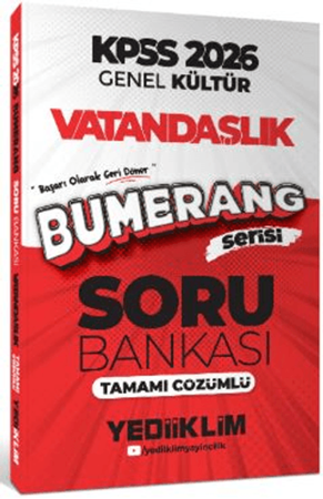 Resim 2026 KPSS Genel Kültür Bumerang Vatandaşlık Tamamı Çözümlü Soru Bankası