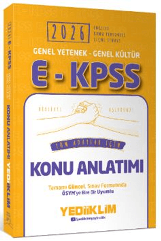 resm 2026 E - KPSS Genel Yetenek Genel Kültür Tüm Adaylar İçin Konu Anlatımı